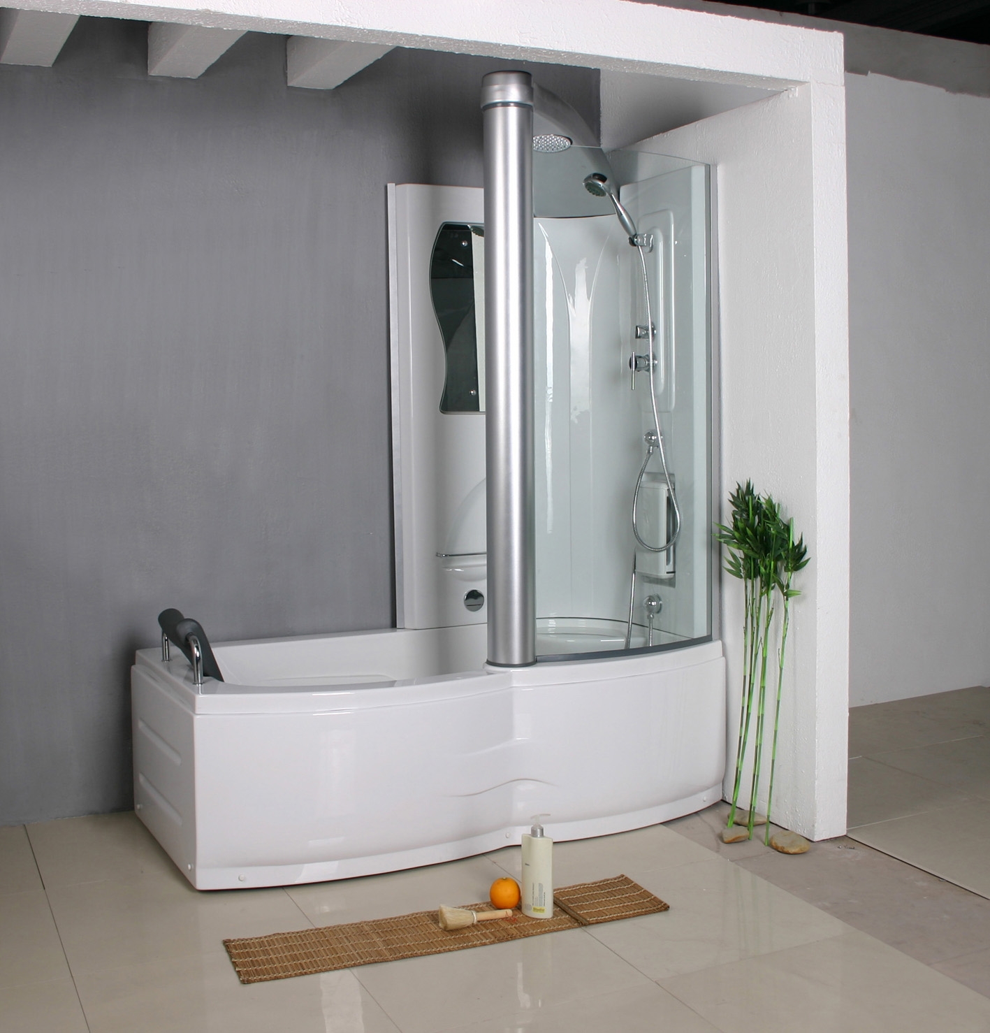 CABINA + BAÑERA DUO IZQUIERDA